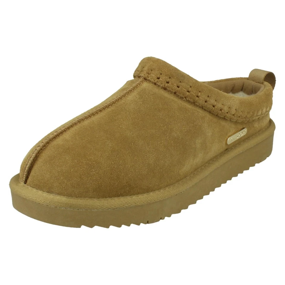 Elle Sport Damen Slipper Mules Im Lässigen Stil, Slip-on Tan (Beige) F4R476 - Bild 1 von 1