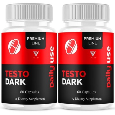 (2 Pack) Testo Dark Capsules, Testo Dark Maximum Performance (120 Capsules)