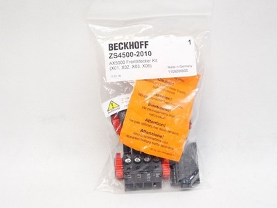 Beckhoff AX5000 Frontstecker ZS4500-2010 X01 X02 X03 X06 Inhalt:4 Stecker NeuOVP