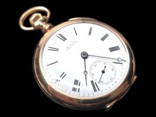 Vintage Waltham 14k Solid Gold 51mm 16j Model 1884 Beautiful c.1889 Runs