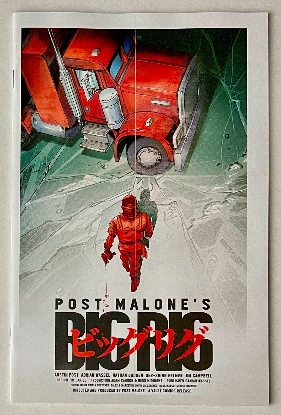 Post Malone’s Big Rig #1 Redcode Akira Homage Variant Collectible