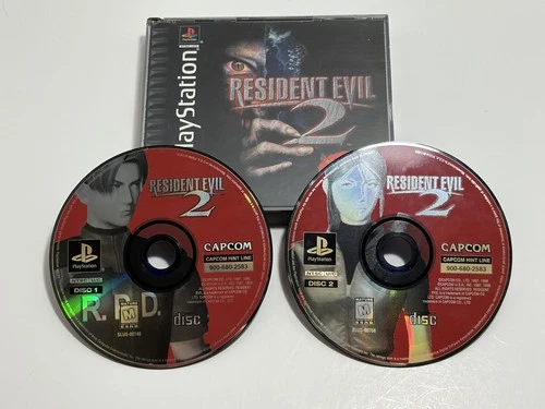 Resident Evil 2 - PS1 (Sony PlayStation 1, 1998) No Manual - TESTED - Works