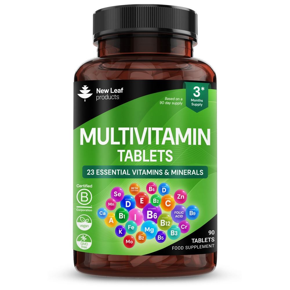 New Leaf Health Green Multivitamin Supplements & Minerals - 23 Essential Vitamins High Strength 3 Month Supply In - Image 2