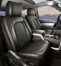 Seat Covers For Ford F150 Nappa Leather Custom Fit 2015-2026 Pickup Truck Crew Seat Covers For Ford F150 Nappa Leather Custom Fit 2015-2026 Pickup Truck Crew