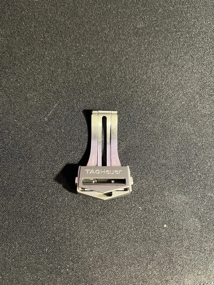TAG Heuer Titanium Folding Clasp FC5063 Deployment Buckle Carrera Genuine - Image 2 of 4