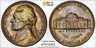 1964 Proof Jefferson Nickel - PCGS PR64 - Rainbow Toned