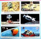 LIEBIG - S1854   F1851 - JOURNEY TO THE MOON II  - SET OF 6 - 1972 - ITALIAN