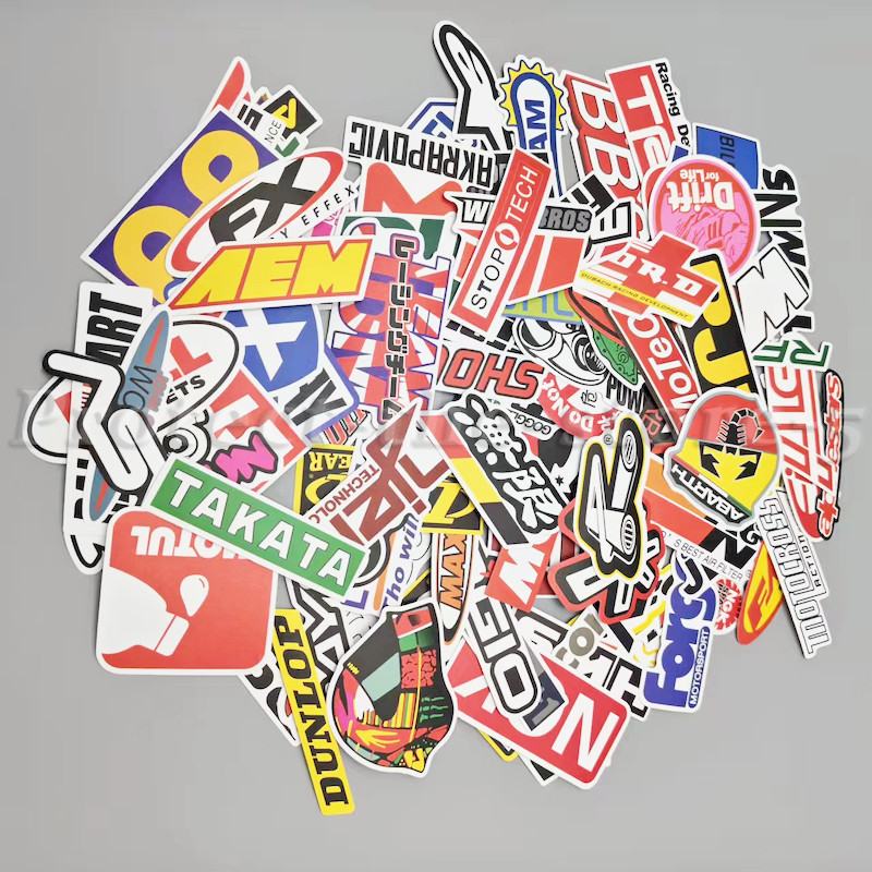 100X Random Skateboard Stickers Vinyl Laptop Luggage Decals Dope Sticker Lot US