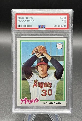 1978 Nolan Ryan Topps Vintage Baseball Card #400 Angels PSA 7