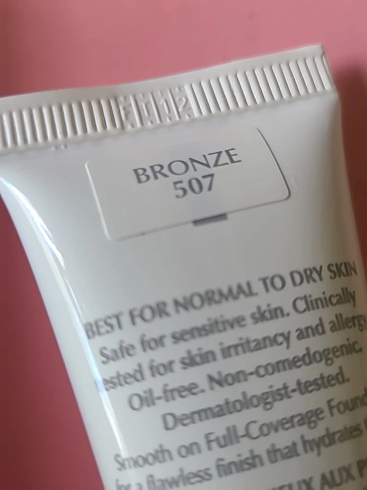 Mary Kay Full Coverage Liquid Foundation Bronze 507 377900 Normal/Grey Cap Rare - Image 2 of 4