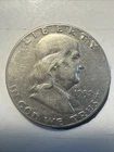 1952-P Franklin Silver Half Dollar 50c Hi Grade VF/XF
