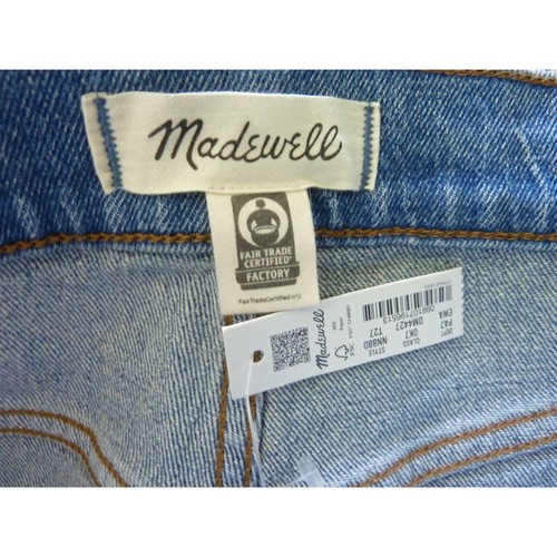 NWT Madewell 90s Straight High Rise Denim Jeans Size 27 Tall - Picture 5 of 7