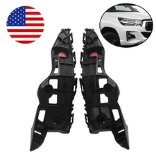 2PCS Front Bumper Brackets Support Retainer For 2014-2019 Toyota Highlander
