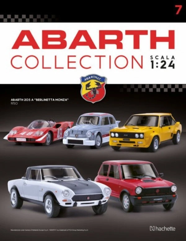 Abarth 205 A Berlinetta Monza - 1950 - Uscita n.7 - 1/24 Hachette - Immagine 2 di 3