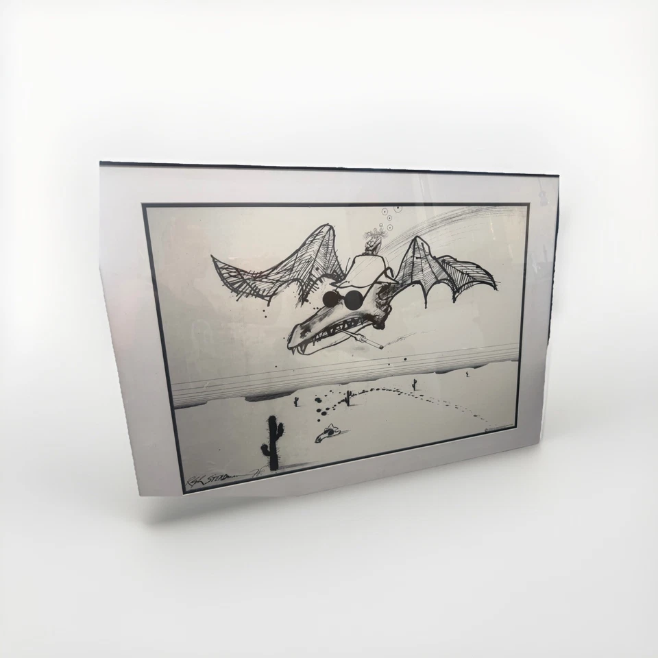 Estampa emoldurada Ralph Steadman Flight Of The Gonzo - Imagem 2 de 4