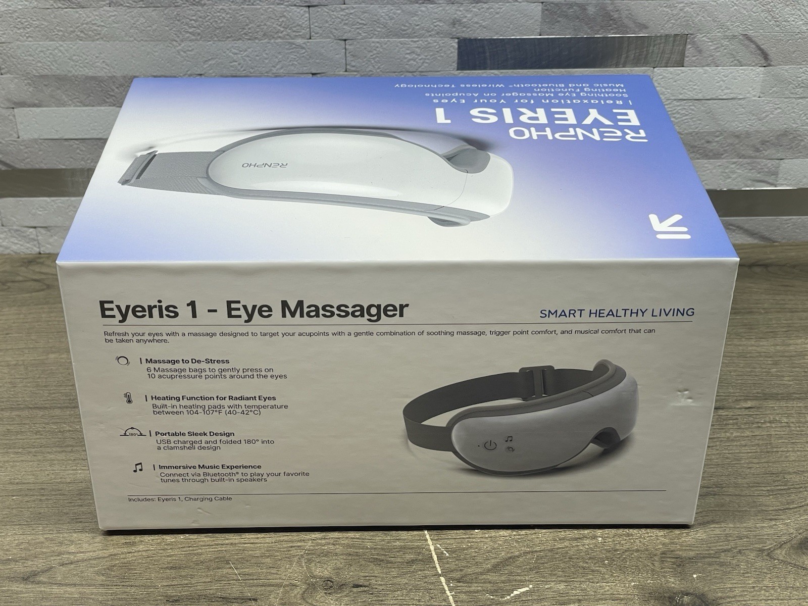 RENPHO Eyeris 1 Eye Massager with Heat - Improve Sleeping Quality - Eye Recover