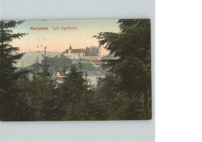 Marienbad Tschechien Boehmen Cafe Egerländer