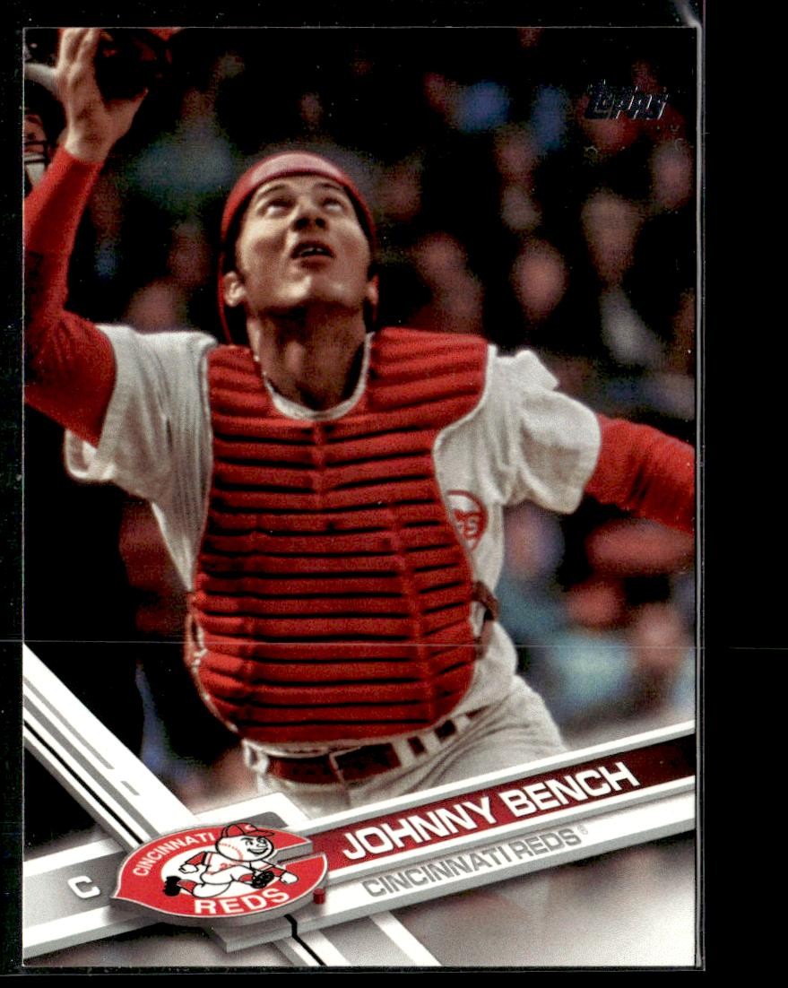 2017 Topps Update US43c Johnny Bench Legend HSC Baseball Card