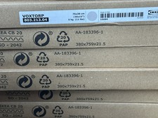 New Sealed IKEA VOXTORP Drawer Front High Gloss Light Beige 30x15" 803.213.04