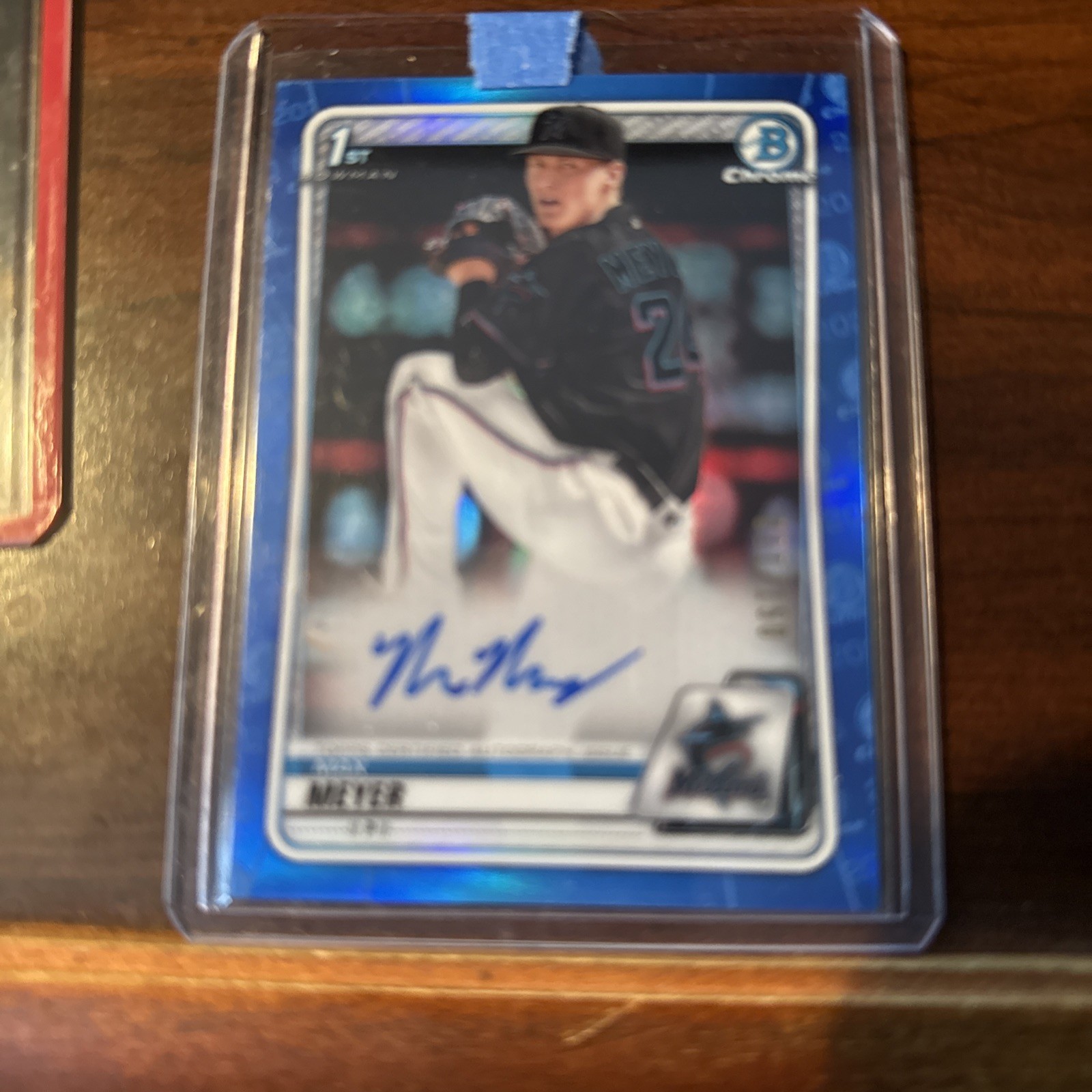 2020 Bowman Draft - Chrome Draft Auto Max Meyer #CDA-MM True Blue /150