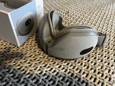 Caring Mill by Aura Ease Migraine Relief Mask Gray Bluetooth Massage