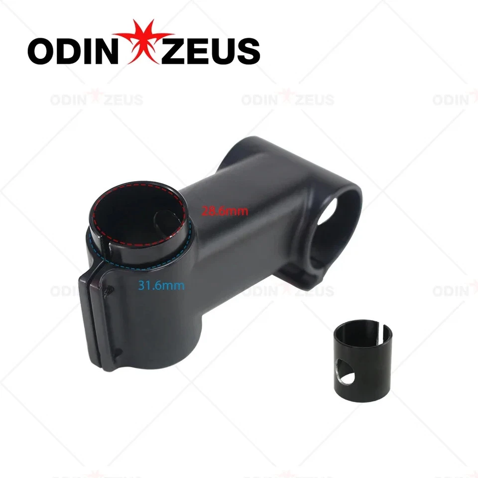 Carbon MTB Bicycle Riser Handlebar Stem 6/17 Degree 31.8mm with Computer Stand - Image 3 of 4