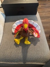 Ty Beanie Baby Gobbles the Turkey Plush