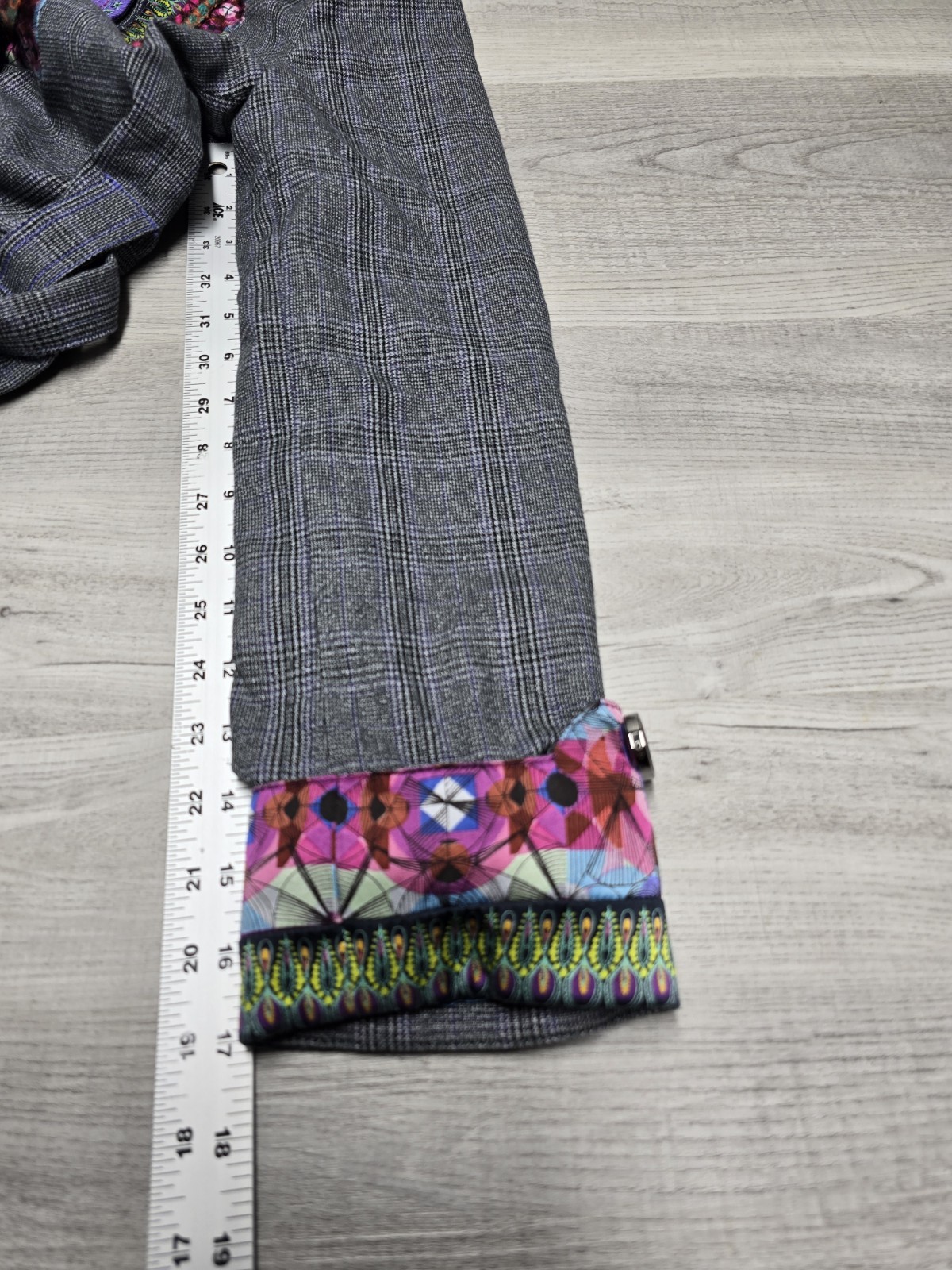 Custo Barcelona Womens Patchwork Jacket Size 36 B… - image 13