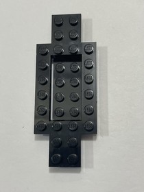 LEGO&reg; 30029 Vehicle, Base 4 x 10 x 2/3 with 2 x 4 Recessed Center BLACK