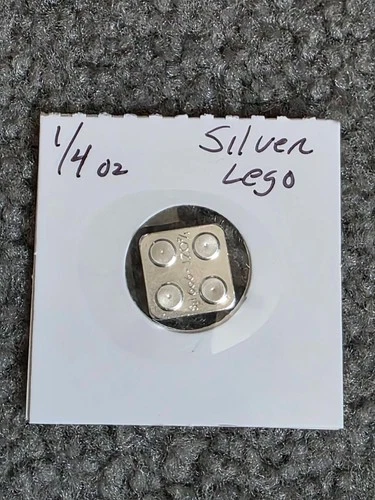 Monarch 1/4 oz .999 Fine Silver Stackable Building Block Brick LEGO