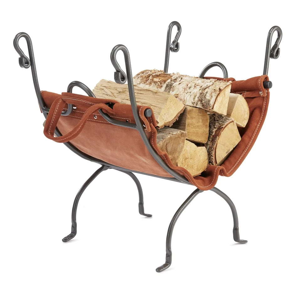Olde World Iron Firewood Log Holder (W-1196) - Image 2 of 4