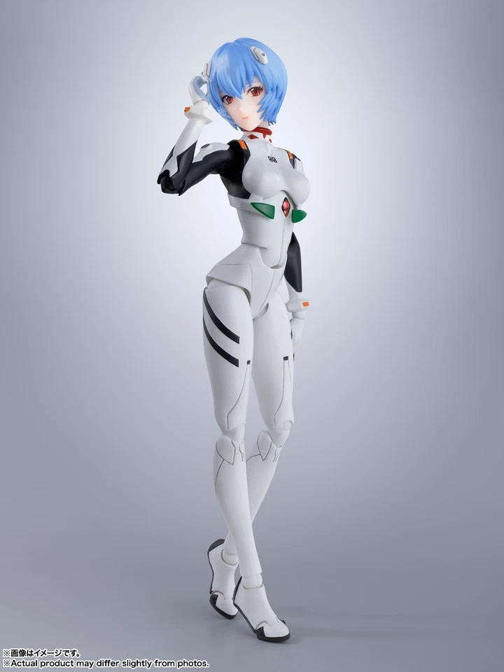 S.H.Figuarts Rebuild of Evangelion REI AYANAMI Plugsuit TAMASHII NATIONS JP New - Image 4 of 4