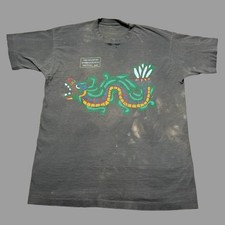 Camisa Artística Dragón Quetzalcóatl Festival Internacional Houston 1993 De Colección - XL