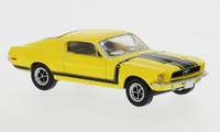 Brekina 19611 Ford Mustang Fastback, Gelb, Modell 1:87 (H0)