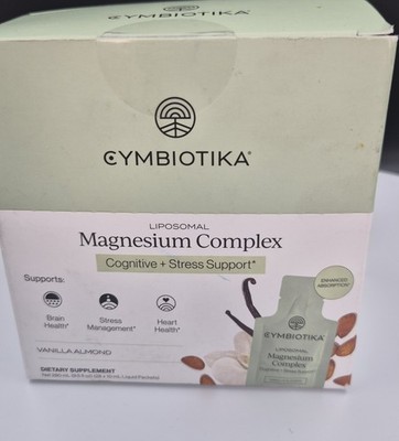 Cymbiotika Liposomal Magnesium Complex Vanilla Almond Liquid 28 Packets 280 mL