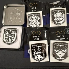 Disney Destiny DVC Cruise First Wave 5 Pin Set NEW