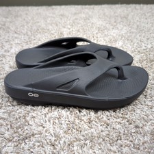 OOFOS Ooriginal Sandals Mens 9 Women's 11 Black Lightweight Original Recovery