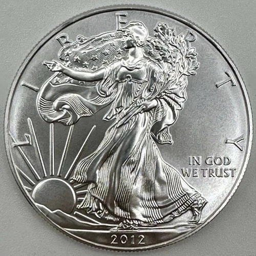 2012 American Silver Eagle 1 Troy Oz .999 Fine Silver