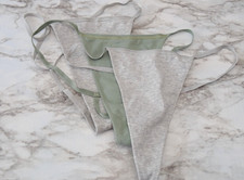 Skims 1032 Fits Everybody Cotton T-String Thong 3-Pack Panties US Size L