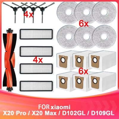 For  Robot Vacuum X20 Pro / X20 Max / D102GL / D109GL Spare Parts Main Side6197
