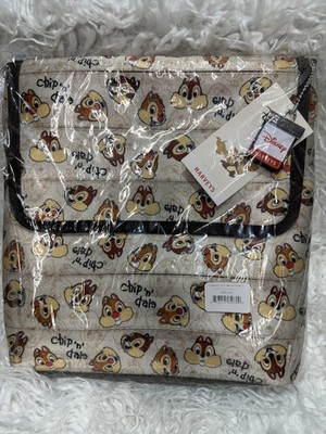 NWT Sealed Disney Harveys Seatbelt Chip and Dale Convertible Messenger Purse