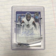 2023 Panini Clearly Donruss Patrick Queen Autograph Ravens NFL /200
