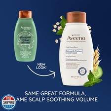 Aveeno Fresh Greens Blend Natural Volumizing Conditioner, Cucumber, Rosemary,...