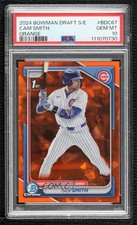 2024 Bowman Chrome Draft Sapphire Edition Orange 1/25 Cam Smith PSA 10 01wt