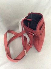 Borsa a tracolla originale Lacoste pelle bordeaux piccola tracolla borsetta logo Croc