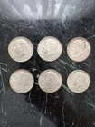 1969-D 50C Kennedy Half Dollars Lot Of 6 (All 1969D) 40% Silver
