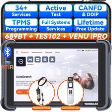 Thinkscan 689BT Full Systems Car OBD2 TPMS Scanner TES102 ENDOSCOPE Videoscope