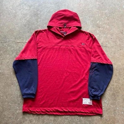 Vintage 90 s Bugle Boy Layered Lightweight Pullover Hoodie