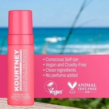 Kourtney Kellar Clear Self-Tan Mousse - new and sealed!