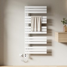 Badheizkörper Elektrisch Mit Thermostat Elektro Heizkörper Handtuchtrockner Weiß